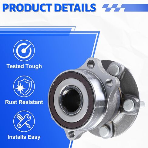 2 x 512518 Rear Wheel Bearing Hub Assembly with 5 Lug Compatible with Subaru XV Crosstrek 2013-2015,Fit for Subaru Crosstrek 2016-2020,Fit for Subaru Impreza 2012-2021 in Kuwait