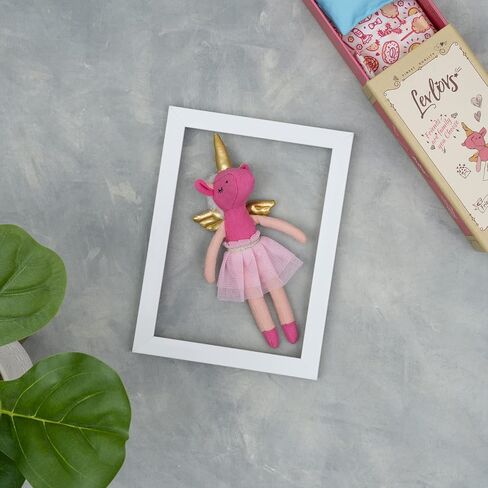 LEVLOVS Ballerina Unicorn Doll Mouse in a Box and Friends Toy Baby Registry Gift (Unicorn Bella) in Saudi Arabia