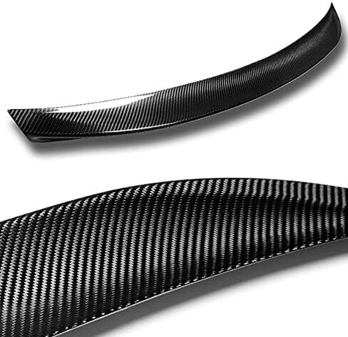 HYPERSPEED 100% Real Carbon Fiber Trunk Spoiler Wing Lip kit Rear Lip kit VT-Style Fit for 2018 2019 2020 2021 kia Stinger, Car Mods Replacement Parts Assembly, Automotive Exterior Accessories in Kuwait