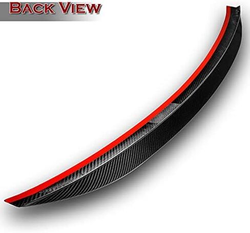 HYPERSPEED 100% Real Carbon Fiber Trunk Spoiler Wing Lip kit Rear Lip kit VT-Style Fit for 2018 2019 2020 2021 kia Stinger, Car Mods Replacement Parts Assembly, Automotive Exterior Accessories in Kuwait