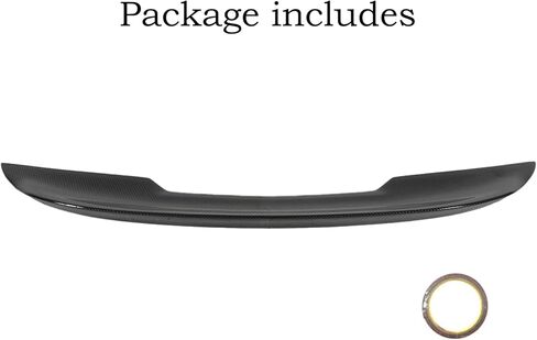 Rear Spoiler for Lexus is IS300 IS350 IS500 2021-2025 All Models Trunk Wing Duck Spoiler (Carbon Fiber Painted) in Saudi Arabia