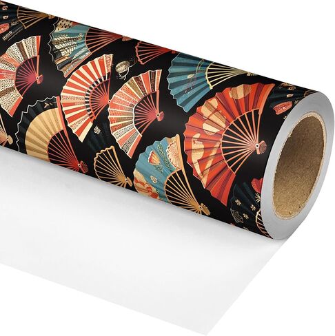 Vnaaem Floral Butterfly Wrapping Paper Roll - Pink & Pur Flower, Butterfly Design Gift Wrap for Spring Holiday Birthday Wedding Party Bridal Shower Mother's Day(Total 28.5 sq.ft) in Kuwait