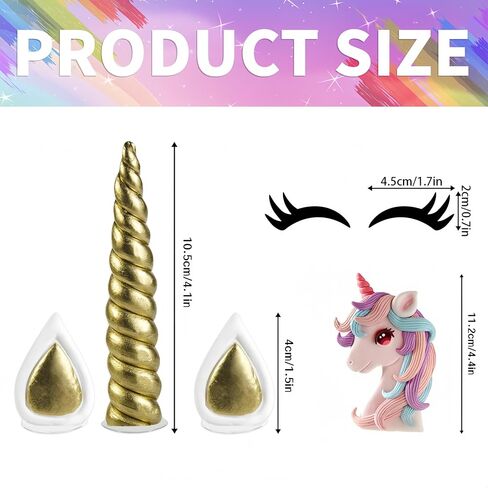 Unicorn Cake Topper Unicorn Party Decorations Unicorn Birthday Cake Decorations (pink5) in Kuwait