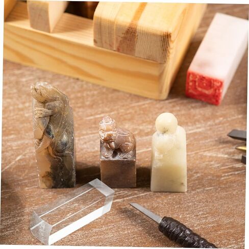 Veemoon 5pcs Long-Lasting Organic Seal Material Stamps Block Stamps for Scrapbooking Craft DIY in Kuwait