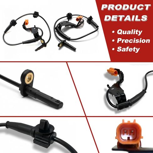 ABS Wheel Speed Sensor 2Pcs: Front Left & Right Compatible with Honda 2003-2011 Element L4 2.4L in Saudi Arabia