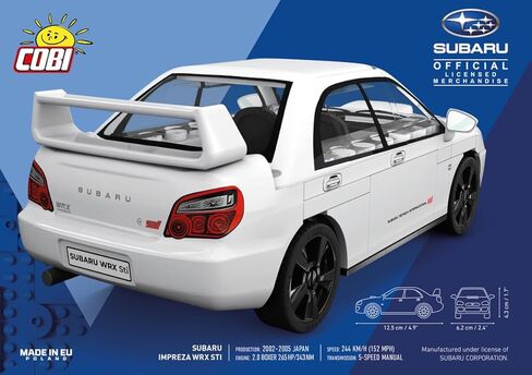 COBI Subaru Impreza WRX STI, 65 Pieces in Kuwait