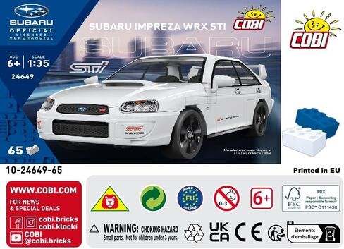 COBI Subaru Impreza WRX STI, 65 Pieces in Kuwait
