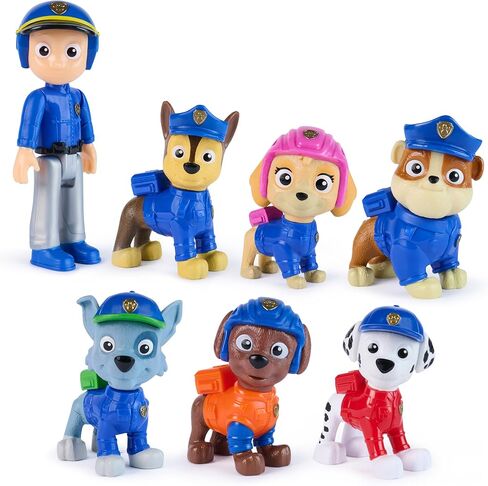 Paw Patrol Search & Rescue Team Pack with 7 Collectible Action Figures, Including Ryder & 6 Pups, Kids Toys for Boys & Girls Ages 3 and Up in Kuwait