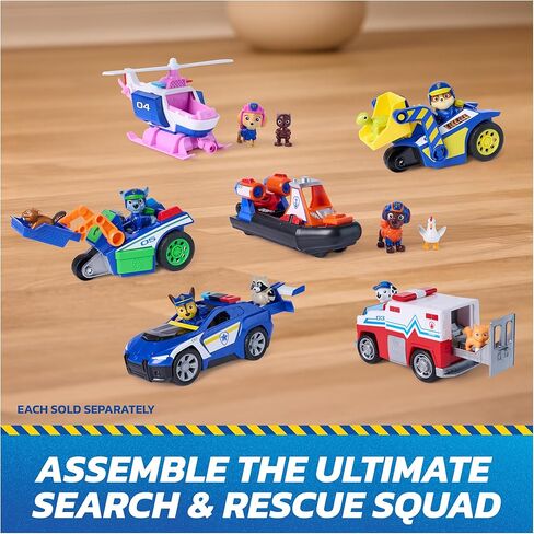 Paw Patrol Search & Rescue Team Pack with 7 Collectible Action Figures, Including Ryder & 6 Pups, Kids Toys for Boys & Girls Ages 3 and Up in Kuwait