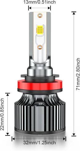Compatible for Jeep Grand Cherokee High Low Beams 2011 2012 2013 2014 2015 2016 2017 2018, 6500K White Powersports Light Bulbs, Plug and Play, for Off-Road Use, Pack of 4 in Saudi Arabia