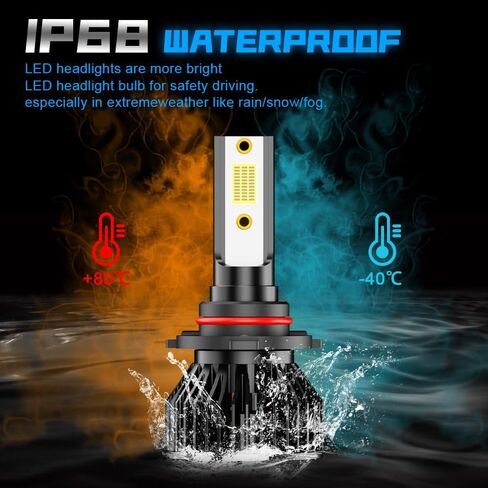 Light Bulbs Combo Pack Fit for Chevy K1500 K2500 K3500 1988-2000 High Low Beam Fog Light Bulbs, 10000LM 500% Brightness 6000K White, Plug and Play, Pack of 4 in Saudi Arabia
