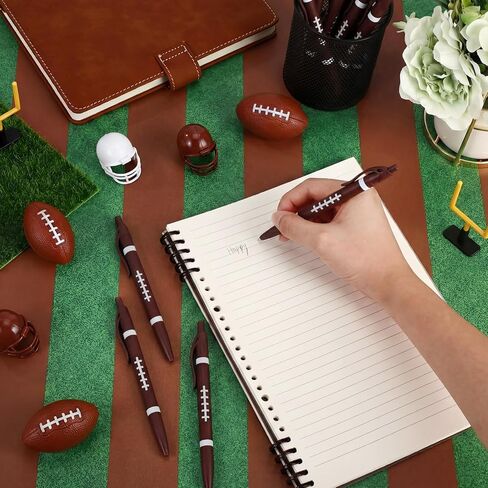 Ceenna 100 Pcs Football Party Favors Football Ballpoint Pens Bulk Sports Themed Party Favors Goodie Bag Stuffers Birthday Gift for Teacher Classroom Rewards Prizes Player Office Team Fans Coach Award in Kuwait