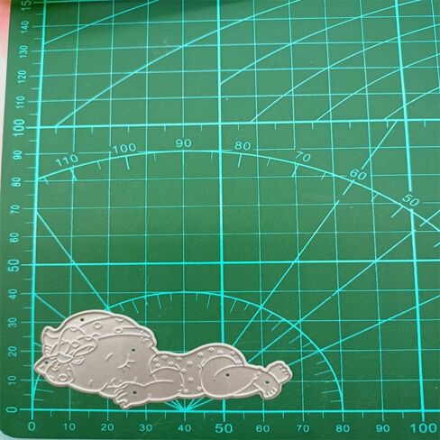 LZBRDY Baby Girl Sleeping Embossing Metal Cutting Dies for Card Making and Scrapbooking in Kuwait