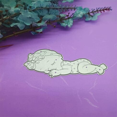 LZBRDY Baby Girl Sleeping Embossing Metal Cutting Dies for Card Making and Scrapbooking in Kuwait