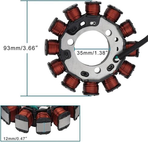31120-KRE-B01 Motorcycle Magneto Stator Coil Compatible With H NXR150 Bros Ks Es Esd 2010-2015 Accessor in Saudi Arabia