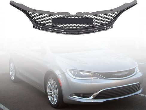 Front Hood Grille Grill Chrome 68082050AE Compatible With 2011 2012 2013 2014 Chrysler 200, CH1200353… in Saudi Arabia