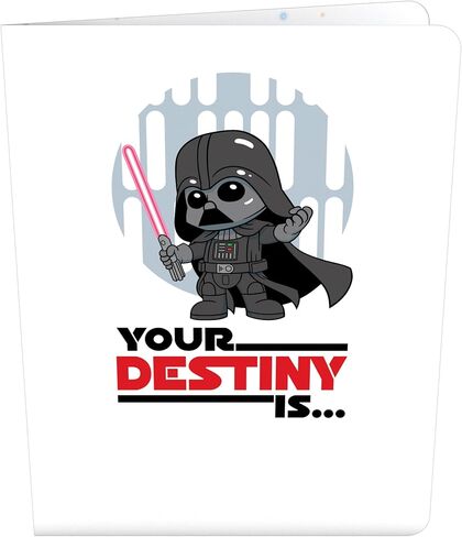بطاقة عيد ميلاد منبثقة ثلاثية الأبعاد من Lovepop Star Wars Darth Vader للأطفال - بطاقة تهنئة مرخصة رسميًا للأولاد والبنات والأبناء والأحفاد ومشجعي حرب النجوم - 5.9 بوصة × 4.5 بوصة مع مظروف متضمن in Kuwait