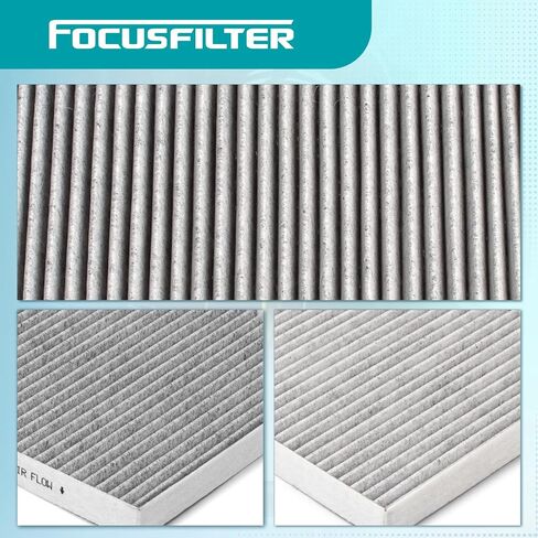 FOCUSFILTER 178010P100 87139-YZZ09 OEM Grade Engine & Cabin Air Filter Set, for Toyota Tacoma V6 3.5L 2016-2023, Replaces CA11895, CAF1765, 88508-04010 in Saudi Arabia