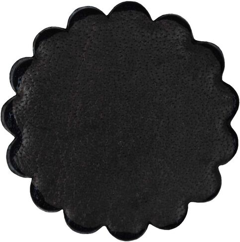 HILASON Set of 06 Plain Scalloped Leather Rosette Concho Saddle Tack 1-3/4" in Kuwait