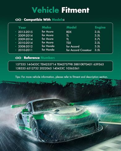 SCITOO AC Compressor for Acura RDX 3.5L 2013-2015, Fast Cooling Air Conditioner Compressor for Acura TL 3.5L 3.7L 2009-2014 2012 in Kuwait