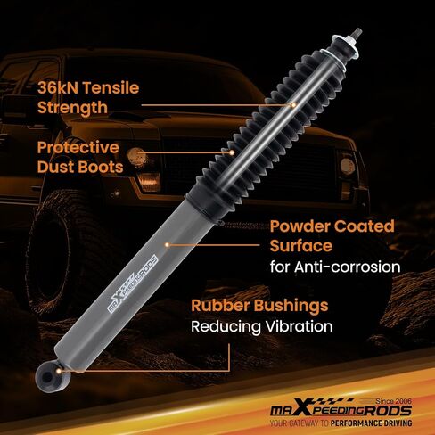 maXpeedingrods 0-2" Rear Lift Shocks for Toyota Tacoma RWD 4WD 2005-2023, G1 Series in Kuwait