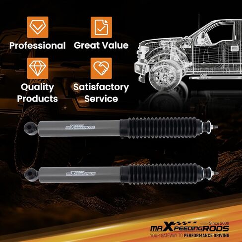 maXpeedingrods 0-2" Rear Lift Shocks for Toyota Tacoma RWD 4WD 2005-2023, G1 Series in Kuwait