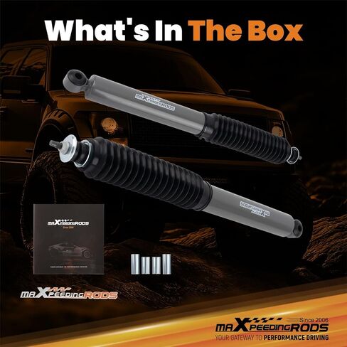 maXpeedingrods 0-2" Rear Lift Shocks for Toyota Tacoma RWD 4WD 2005-2023, G1 Series in Kuwait