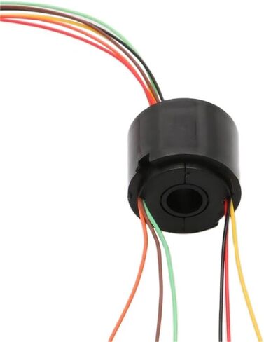 1PCS 2/4/6/8/12ch Wires 2A 10A Hollow Shaft Slip Ring Hole 5-38.1mm D22-99mm Conductive Rotary Joint Electric Slipring Connector(Hole 5mm 12CH 2A) in Saudi Arabia