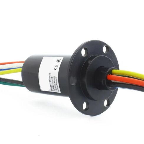 1PC 6 Channels Compact Slip Ring 30A Mini Slip Ring 6 Wires Rotary Joint Electric Conductive Slipring Connector OD 30mm in Kuwait
