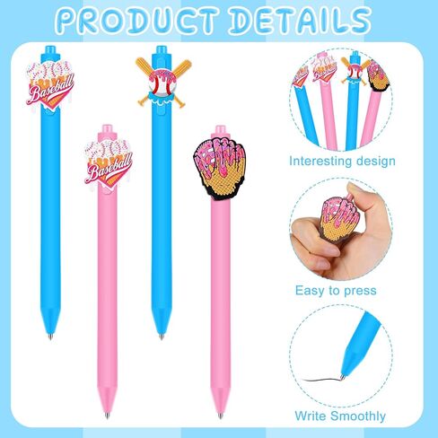 24 Set Ice Cream Drip Baseball Party Favors Baseball Drip Goodie Bags Stuffers Silicone Ballpoint Pens Bracelet Card Gifts Bulk for Team Adults Birthday Party Decorations Supplies in Saudi Arabia