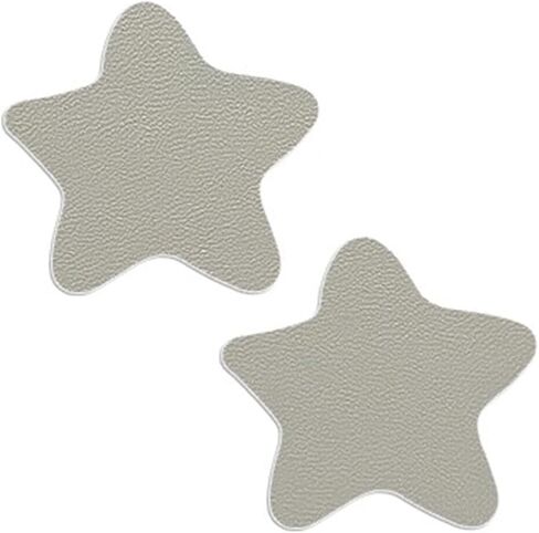 Star Shape Leather Repair Patch Cuttable Self-Adhesive with Strong Adhesion Patch for Couch Sofa Car Seats Jackets(Black) in Saudi Arabia
