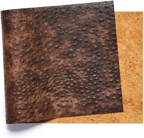 Newbury Leathers, Ostrich Embossed, Panel, Brown in Saudi Arabia