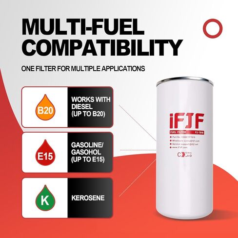 IFJF F1810PM0 فلتر الوقود يدور على استبدال الجسيمات لرأس مرشح 1200KTG9075 18 GPM 1-12UN 10 ميكرون علبة من الصلب الكربوني 3 عبوات in Kuwait