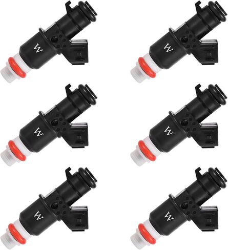 16450-RCA-A01 OE Fuel Injectors,Compatible with/Honda 3.0 Accord 2003-2007,Odyssey Pilot 3.5L 2005-2015,Compatible with/Acura 3.5 MDX 2004-2006 |8 Holes| |6PC Set| in Saudi Arabia