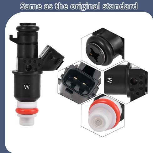 16450-RCA-A01 OE Fuel Injectors,Compatible with/Honda 3.0 Accord 2003-2007,Odyssey Pilot 3.5L 2005-2015,Compatible with/Acura 3.5 MDX 2004-2006 |8 Holes| |6PC Set| in Saudi Arabia