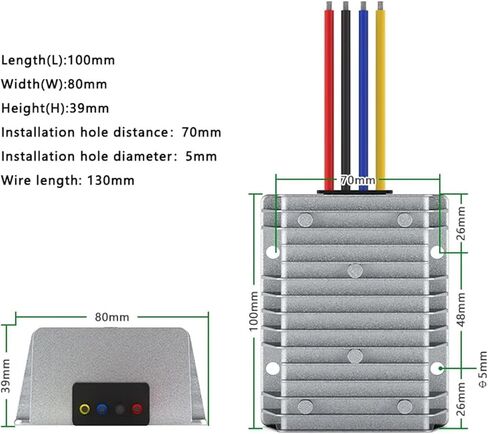 DC isolated power converter 30-60Vto 24V 10A voltage regulator in Kuwait