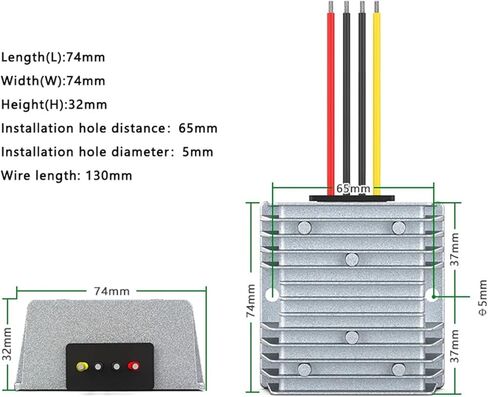 12Vto 24V 12A Y2 Boost Module DC محول الطاقة in Kuwait