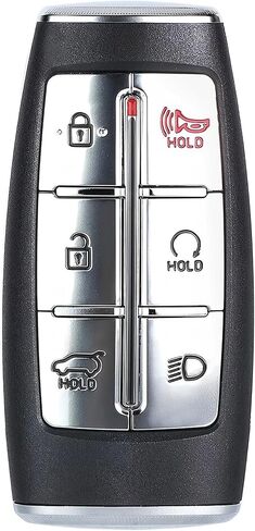 المفتاح الذكي لشركة Hyundai Genesis GV80 2022، Alliskeys 6 أزرار القرب مفتاح Fob لاستبدال Hyundai Genesis GV80 2022 TQ8-FOB-4F36 95440-T6104 in Kuwait
