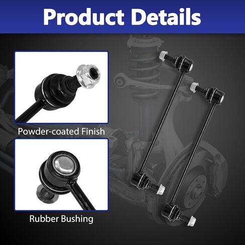 Sway Bar Links, Replacement for Front Stabilizer Sway Bar End Link Kits K80249 Compatible With 2004-2010 Toyota Sienna - 2PCS in Kuwait