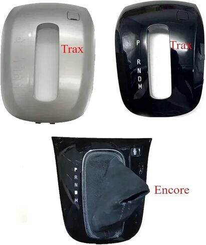 لوحة غطاء عرض Shift غطاء صغير لقفل العتاد، غطاء صغير مناسب لسيارة Chevy Aveo Tracker Trax مناسب لاستبدال قطع غيار السيارة Buick Encore (جهاز التعقب أسود غير لامع) in Kuwait