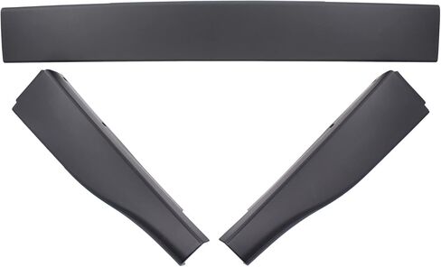 MOTOKU Set of 3 Flexible Step Tailgate Molding Trim Cap for Ford F-250 F-350 F-450 F-450 Super Duty 2008-2018 in Saudi Arabia