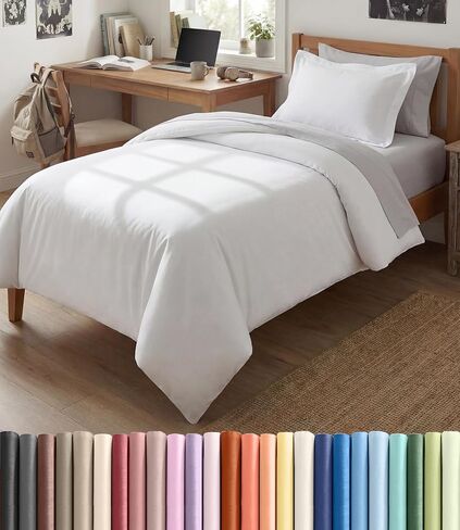 Duvet Cover King Size Set - Extra Soft King Size Duvet Cover 104 x 90 with 2 Pillow Shams - Hotel Luxury Easy Care & Fade Free w/ Zipper Closures & Ties - Comfy Breathable Bedding Set (Beige Stripes) in Saudi Arabia
