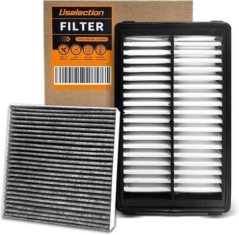 Cabin & Engine Air Filter W/Activated Carbon Kit for Tucson (2022–2025), Santa Fe (2021–2025), Sonata (2020–2025), K5 (2021–2025), Sportage (2023–2025), # 28113-L1000 97133-L1000 CF12820 CA12816 in Saudi Arabia