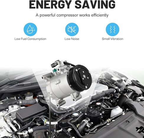 ILONPA New AC Air Conditioning Compressor with Clutch for Honda Civic 2016 2017 2018 2019 2020 2021 2.0L (Naturally Aspirated Only), Only for 2.0L, NOT for 1.5L, 197276 198276 in Kuwait