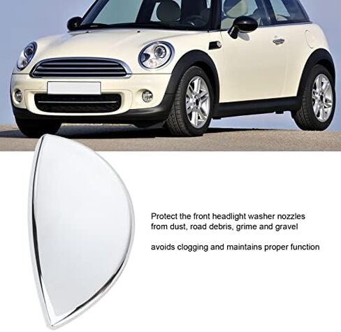 POCREATION Headlight Washer, 61672752560 Front Headlight Washer Water Cover Replacement, R58 for R55 R57 R56 R58 R59 2008-2014(Right 61672752560) in Kuwait