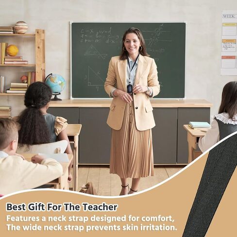 Classroom Doorbell Holder, Leather Carrying Bag for Universal Classroom Doorbell Button, Class Bell Keychain Case Gift for Teachers in Kuwait