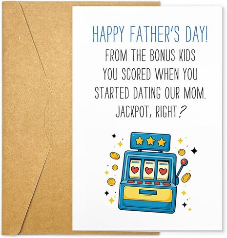 Funny Fathers Day Card For Dad, Grandpa, Uncle, Husband From Adult Daughter, Son, Wife, Happy Fathers Gifts For Bonus, Step Dad, Birthday, Valentines Greeting Cards 8"x5.3" (Appreciate You) in Saudi Arabia