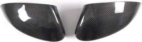 Daeiclru Real Carbon Fiber Side Rearview Mirror Cover Caps Compatible with Jaguar F-Type 2013-2020, Car Door Rear View Mirror Cover Trim Exterior Accessories in Kuwait