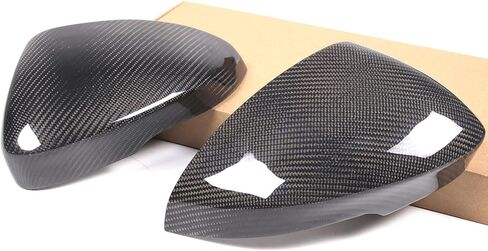 Daeiclru Real Carbon Fiber Side Rearview Mirror Cover Caps Compatible with Jaguar F-Type 2013-2020, Car Door Rear View Mirror Cover Trim Exterior Accessories in Kuwait
