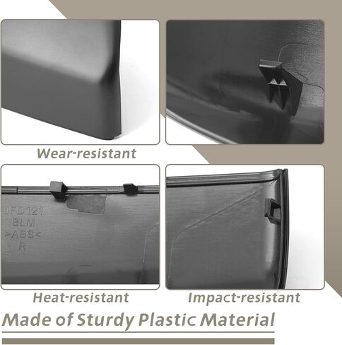 91054FL01A Passenger Side Mirror Cover Compatible with Subaru Impreza 2017 2018 2019 2020 2021 2022 2023, Right Mirror Cap Housing w/o Turn Light Clip-On Black Replacement Parts in Kuwait
